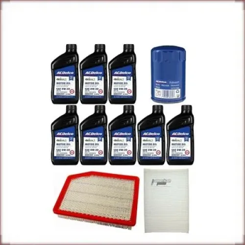 ACDELCO 0W-20 + FILTRI OLIO, ARIA E ABITACOLO PER CHEVROLET SILVERADO 5.3 V8 2021-2024