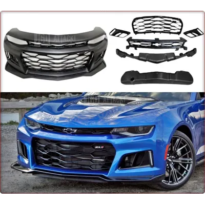 PARAURTI ANTERIORE COMPLETO PER CHEVROLET CAMARO 2016 - 2018 STILE ZL1 !! -10% !...