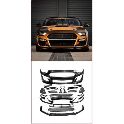 KIT PARAURTI ANTERIORE COMPLETO PER FORD MUSTANG 2018 - 2023 STILE GT500
