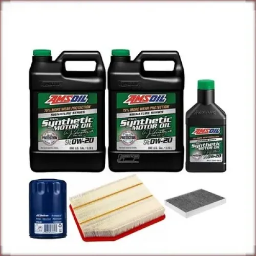 ÖLSET AMSOIL 0W-20 ÖL/LUFT/INNENRAUMFILTER FÜR GMC SIERRA 6.2 V8 2019-2022