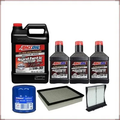 ÖLWECHSELSET AMSOIL 5W-30 ÖL/LUFT/INNENRAUMFILTER FÜR GMC YUKON 6.2 V8 2008-2013