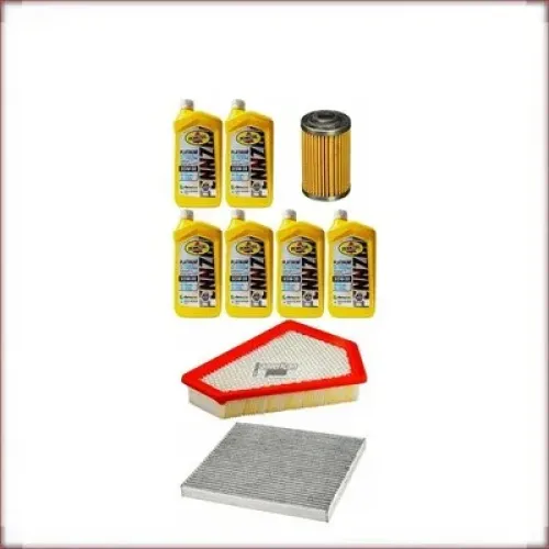 ZESTAW OLEJU PENNZOIL 5W-30 + FILTRY OLEJU, POWIETRZA I KABINOWY DO CADILLAC CTS 3.6 V6 2008-2013