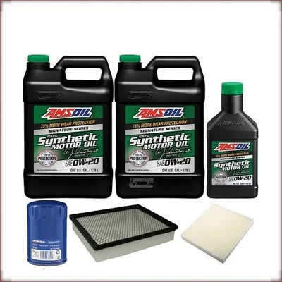 AMSOIL 0W-20 + FILTRY OLEJU, POWIETRZA I KABINOWY DO CADILLAC ESCALADE 6.2 V8 20...