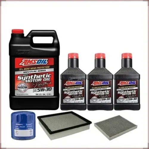 AMSOIL 5W-30 + FILTRY OLEJU, POWIETRZA I KABINOWY DO CADILLAC ESCALADE EXT 6.0 V8 2003-2006