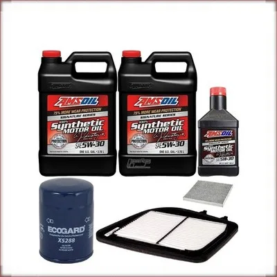 ÖLSET AMSOIL 5W-30 ÖL/LUFT/INNENRAUMFILTER FÜR CADILLAC SRX 4.6 V8 2005-2009