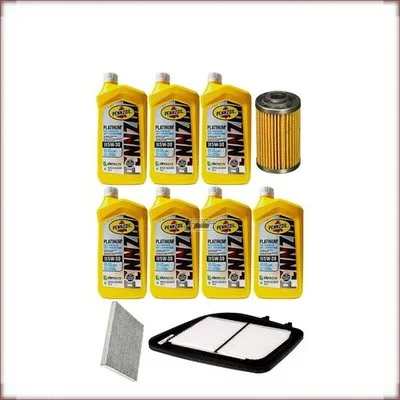 ZESTAW OLEJU PENNZOIL 5W-30 + FILTRY OLEJU, POWIETRZA I KABINOWY DO CADILLAC STS...