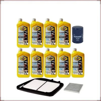 ZESTAW OLEJU PENNZOIL 5W-30 + FILTRY OLEJU, POWIETRZA I KABINOWY DO CADILLAC STS...