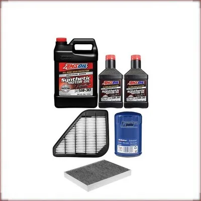 ZESTAW OLEJU AMSOIL 5W-30 + FILTRY OLEJU, POWIETRZA I KABINOWY DO BUICK ENCLAVE ...