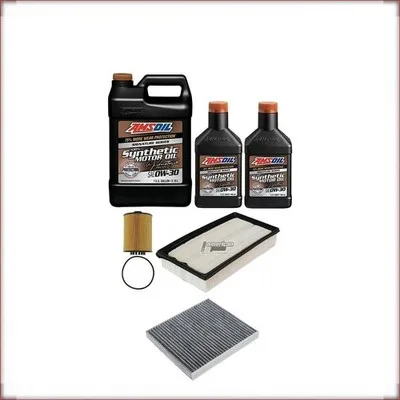 KIT OLIO AMSOIL 0W-30 + FILTRI OLIO, ARIA E ABITACOLO PER VOLKSWAGEN ATLAS 3.6 V...
