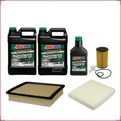 ÖLSET AMSOIL 0W-20 ÖL/LUFT/INNENRAUMFILTER FÜR TOYOTA TUNDRA 5.7 V8 2013-2021