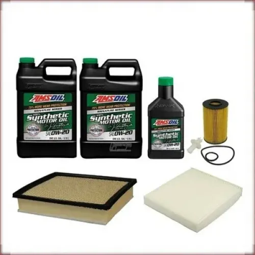ÖLSET AMSOIL 0W-20 ÖL/LUFT/INNENRAUMFILTER FÜR TOYOTA TUNDRA 5.7 V8 2013-2021