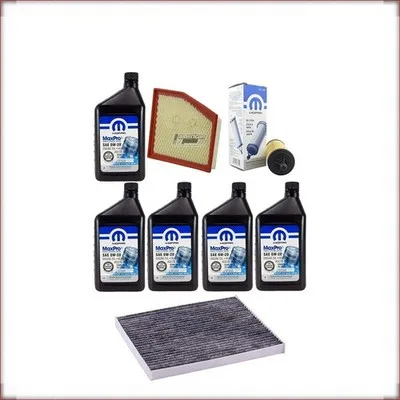 KIT OLIO MOPAR 0W-20 + FILTRI OLIO, ARIA E ABITACOLO PER CHRYSLER PACIFICA 3.6 V...