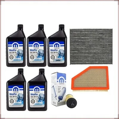 KIT OLIO MOPAR 0W-20 + FILTRI OLIO, ARIA E ABITACOLO PER CHRYSLER PACIFICA 3.6 V...