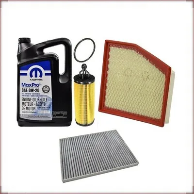KIT OLIO MOPAR 0W-20 + FILTRI OLIO, ARIA E ABITACOLO PER CHRYSLER PACIFICA 3.6 V...