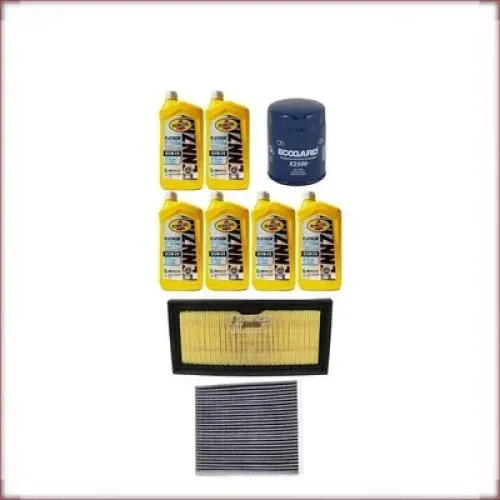 ZESTAW OLEJU PENNZOIL 5W-20 + FILTRY OLEJU, POWIETRZA I KABINOWY DO FORD EXPLORER 3.3 V6 2020-2023