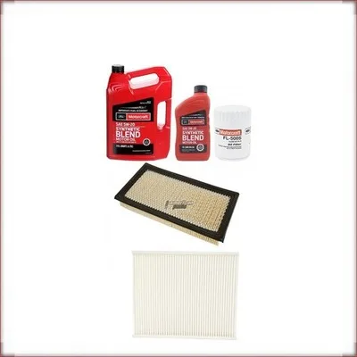 MOTORCRAFT 5W-20 + FILTRI OLIO, ARIA E ABITACOLO PER FORD EXPLORER 3.5 V6 2011-2...