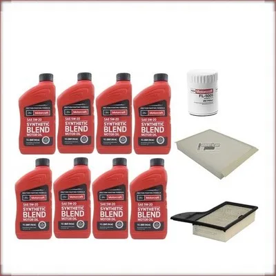 ZESTAW OLEJU MOTORCRAFT 5W-20 + FILTRY OLEJU, POWIETRZA I KABINOWY DO FORD MUSTA...