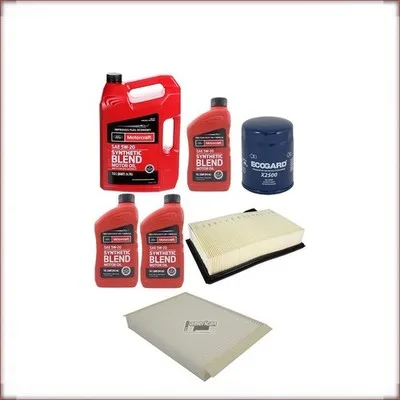 ZESTAW OLEJU MOTORCRAFT 5W-20 + FILTRY OLEJU, POWIETRZA I KABINOWY DO FORD MUSTA...