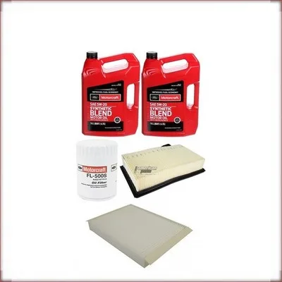 ZESTAW OLEJU MOTORCRAFT 5W-20 + FILTRY OLEJU, POWIETRZA I KABINOWY DO FORD MUSTA...