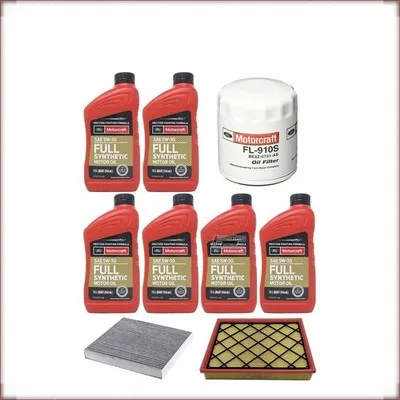 ZESTAW OLEJU MOTORCRAFT 5W-30 + FILTRY OLEJU, POWIETRZA I KABINOWY DO FORD RANGE...
