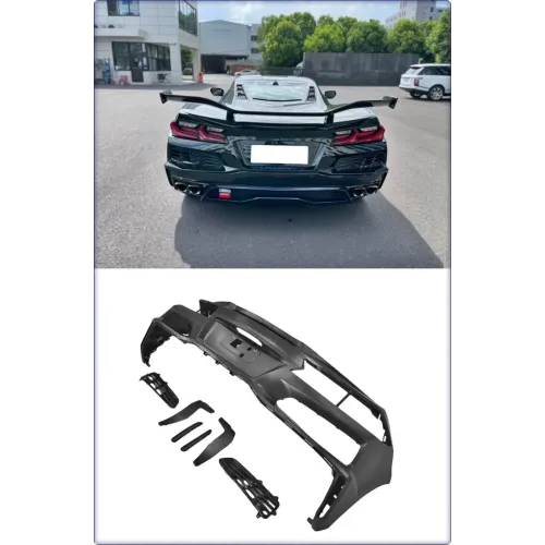 PARE-CHOCS ARRIÈRE COMPLET POUR CHEVROLET CORVETTE C8 2020 - 2025 STINGRAY