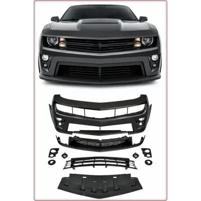 KOMPLETNY ZDERZAK PRZEDNI Z OŚWIETLENIEM DO CHEVROLET CAMARO 2010 - 2013 W STYLU...
