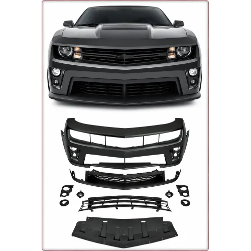 KOMPLETNY ZDERZAK PRZEDNI Z OŚWIETLENIEM DO CHEVROLET CAMARO 2010 - 2013 W STYLU ZL1