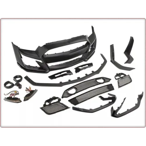 KOMPLETT STOßSTANGE VORNE + BLINKER FÜR FORD MUSTANG 2013 - 2014 MP STIL