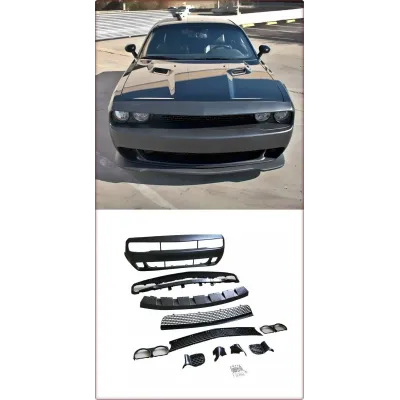 PARAURTI ANTERIORE COMPLETO PER DODGE CHALLENGER 2008 - 2015 SRT 2015+ CONVERSIONE