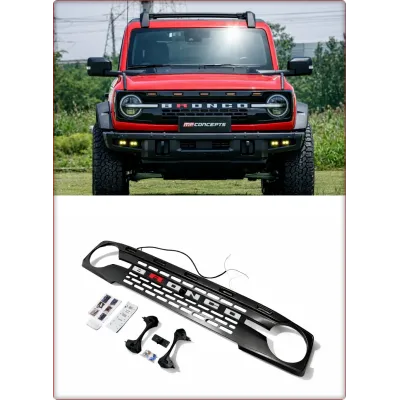 GRIGLIA ANTERIORE PER DODGE FORD BRONCO 2020 - 2026 RAPTOR STILE