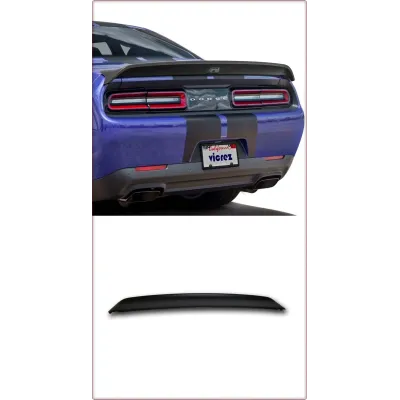 SPOILER ARRIÈRE POUR DODGE CHALLENGER 2008 - 2023 STYLE HELLCAT / CONTRÔLE