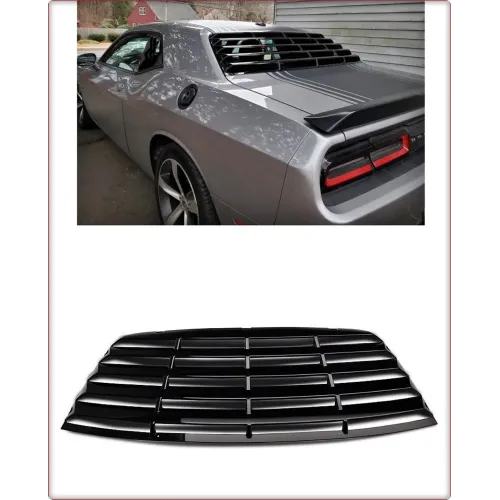GRIGLIA COPRILUNOTTO PER DODGE CHALLENGER 2008 - 2023 LUCIDO / TÜV
