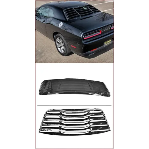 GRIGLIA COPRILUNOTTO PER DODGE CHALLENGER 2008 - 2023 LUCIDO / TÜV