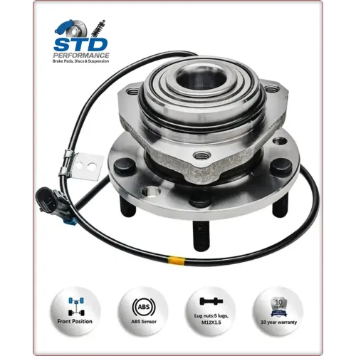 MOYEU DE ROUE AVEC ROULEMENT DE ROUE AVANT POUR CHEVROLET BLAZER GMC JIMMY