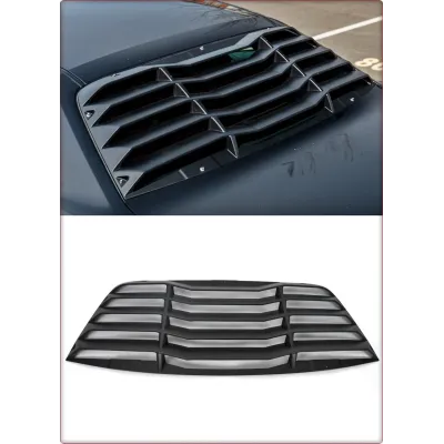 GRIGLIA COPRILUNOTTO PER DODGE CHALLENGER 2008 - 2023 NERO OPACO/ TÜV