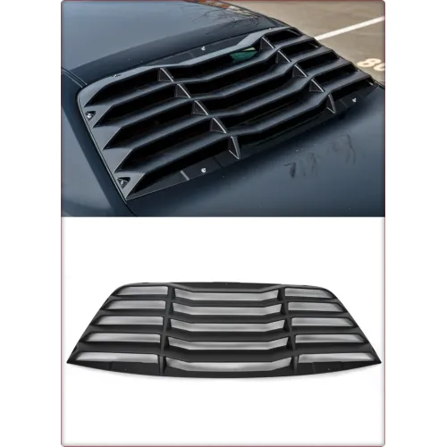 GRIGLIA COPRILUNOTTO PER DODGE CHALLENGER 2008 - 2023 NERO OPACO/ TÜV