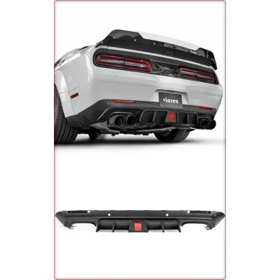 DIFFUSORE POSTERIORE CON LED PER DODGE CHALLENGER 2015 - 2024