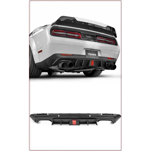 DIFFUSEUR ARRIÈRE / DIFFUSEUR ARRIÈRE AVEC LED POUR DODGE CHALLENGER 2015 - 2024