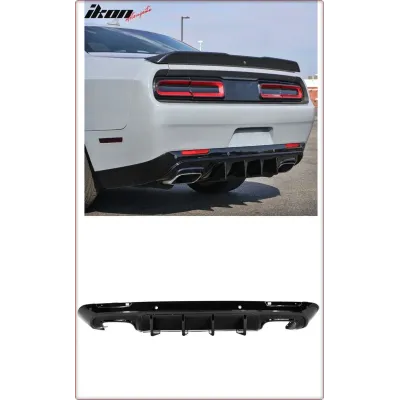 DYFUZOR TYLNY DO DODGE CHALLENGER 2015 - 2024 V1 STYL POŁYSK