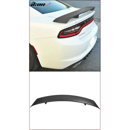 REAR SPOILER FOR DODGE CHARGER 2011 - 2023 SRT8 RT STYLE / TÜV
