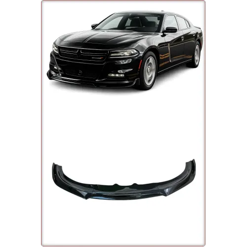 SPOILER INFERIORE ANTERIORE PER DODGE CHARGER 2015 - 2023 V1 STILE LUCIDO