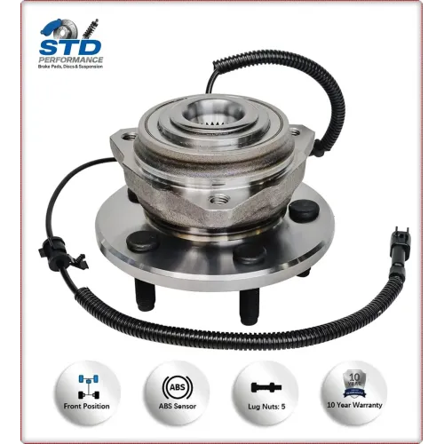 MOZZO RUOTA CON CUSCINETTO ANTERIORE PER JEEP CHEROKEE LIBERTY 2002 - 2007 CON SENSORE ABS