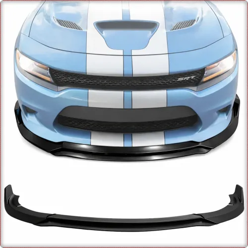 SPOILER INFERIORE ANTERIORE PER DODGE CHARGER 2015 - 2023 SRT V3 STILE OPACO