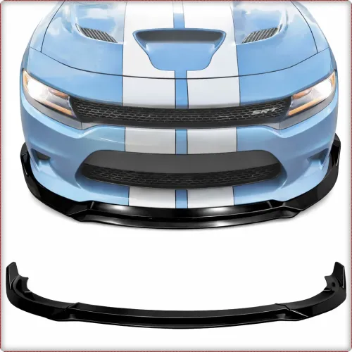 FRONTSPOILERLIPPE / CHIN SPOILER FÜR DODGE CHARGER 2015 - 2023 SRT V3 GLÄNZEND
