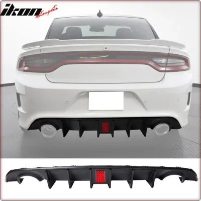 DIFFUSORE POSTERIORE PER DODGE CHARGER 2015 - 2023 SRT CON LED