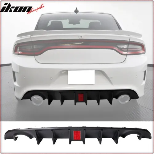 DIFFUSORE POSTERIORE PER DODGE CHARGER 2015 - 2023 SRT CON LED