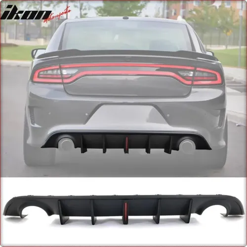 DIFFUSORE POSTERIORE CON LED PER DODGE CHARGER 2015 - 2023 SRT CS STILE