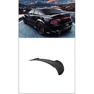 SPOILER TYLNY DO DODGE CHARGER 2015 - 2023 ROCK STYL / TÜV CZARNY POŁYSK