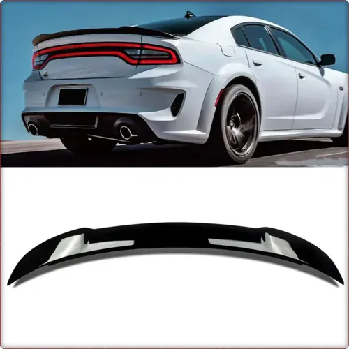 SPOILER POSTERIORE PER DODGE CHARGER 2015 - 2023 SRT8 HELLCAT / TÜV NERO LUCIDO