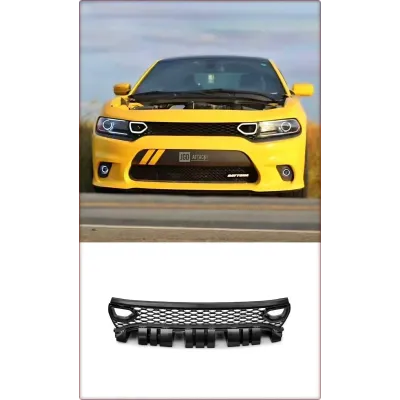 GRIGLIA ANTERIORE PER DODGE CHARGER 2015 - 2023 SRT SCAT PACK STILE CON LED